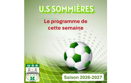 Le programme de cette semaine